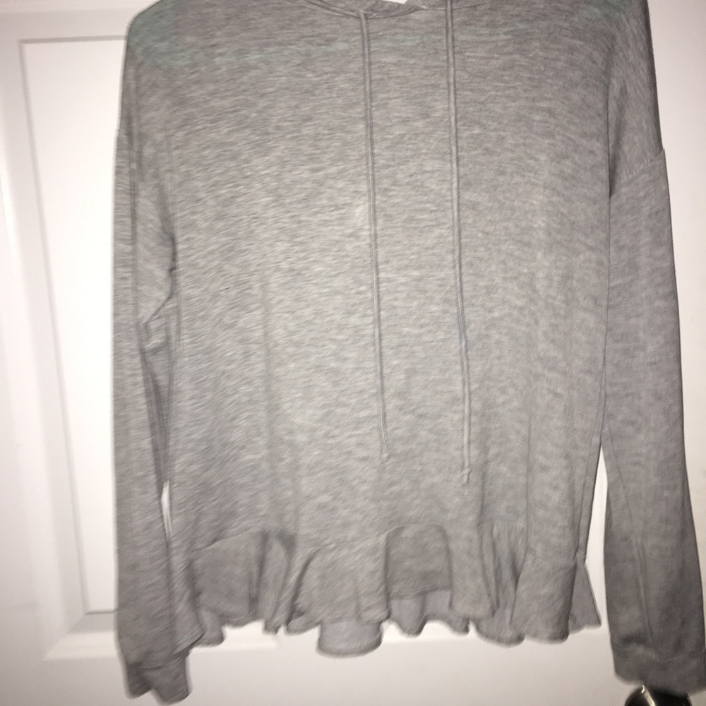 Grey long sleeve hoodie!